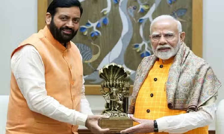 हरियाणा के मुख्यमंत्री नायब सिंह सैनी ने प्रधानमंत्री मोदी से की मुलाकात