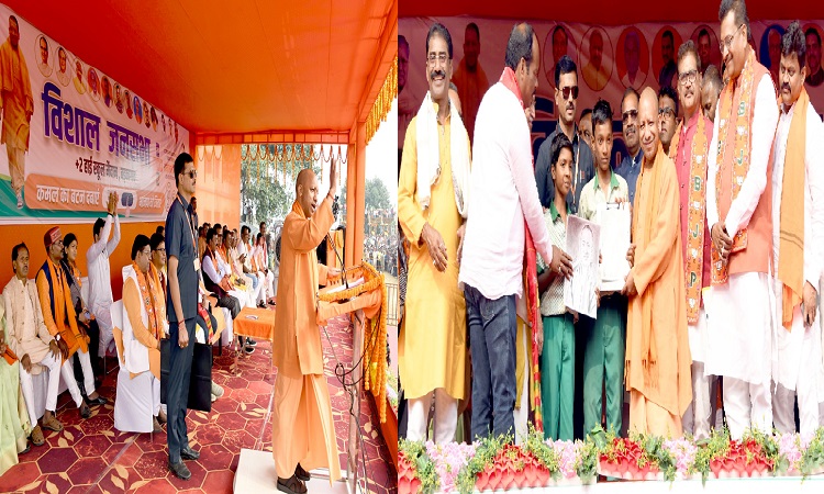 झारखंड में गरजे योगी, बोले- ताकत का अहसास कराइए, पत्थरबाज सड़कों पर झाड़ू लगाएंगे
