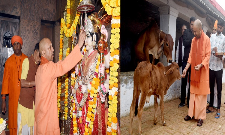 मुख्यमंत्री ने शक्तिपीठ मां पाटेश्वरी देवी मंदिर में की पूजा-अर्चना