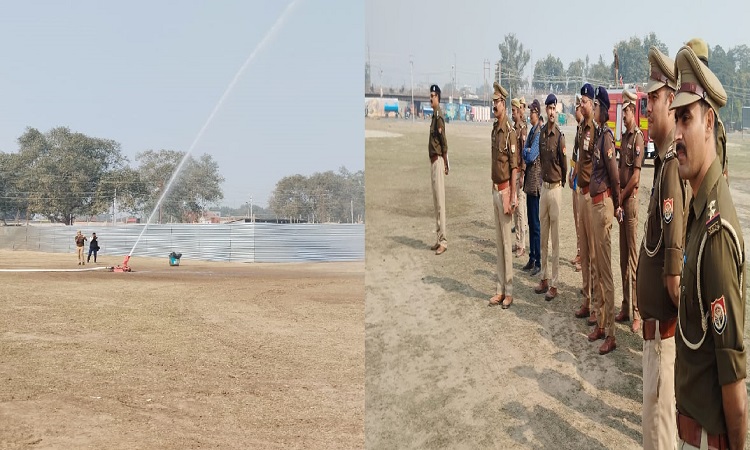 महाकुम्भ में आग बुझाएंगे फायर फाइटिंग रोबोट, एडीजी ने परखीं तैयारियां