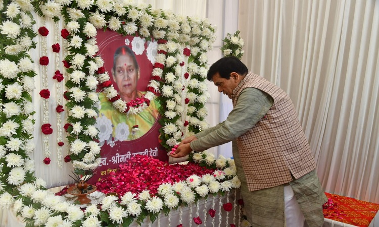 ए.के. शर्मा ने मेघालय के राज्यपाल की धर्मपत्नी के निधन पर श्रद्धांजलि अर्पित की