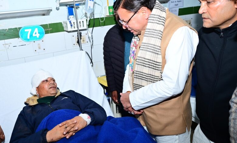 भीमताल बस दुर्घटना: मुख्यमंत्री ने दिए बेहतर इलाज और सघन चेकिंग के निर्देश