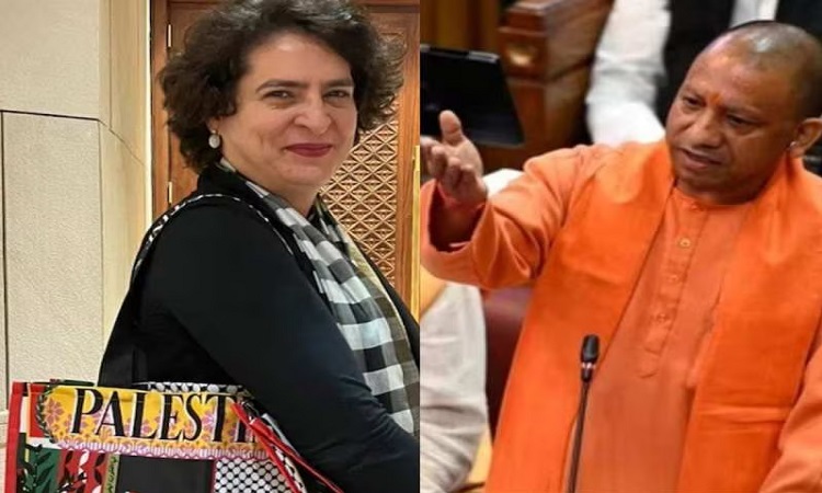 कांग्रेस नेता फिलीस्तीन का बैग लेकर घूम रहीं, हम नौजवानों को इजराइल भेज रहेः सीएम योगी