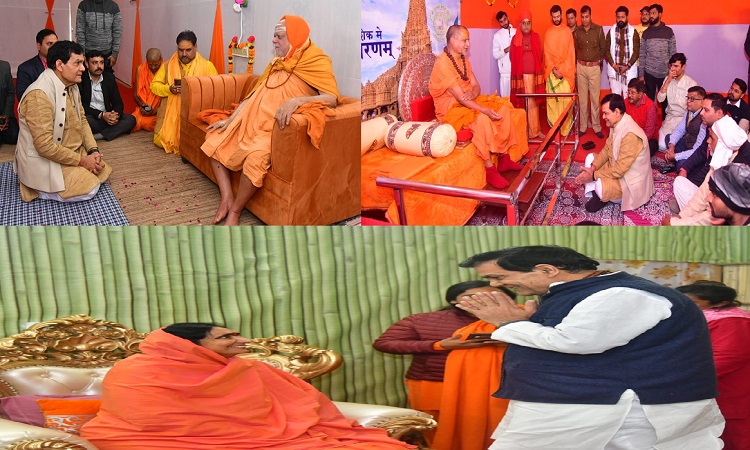कुंभ की व्यवस्थाओं का फीडबैक लेने के लिए मेला क्षेत्र में श्रद्धालुओं से मिले एके शर्मा