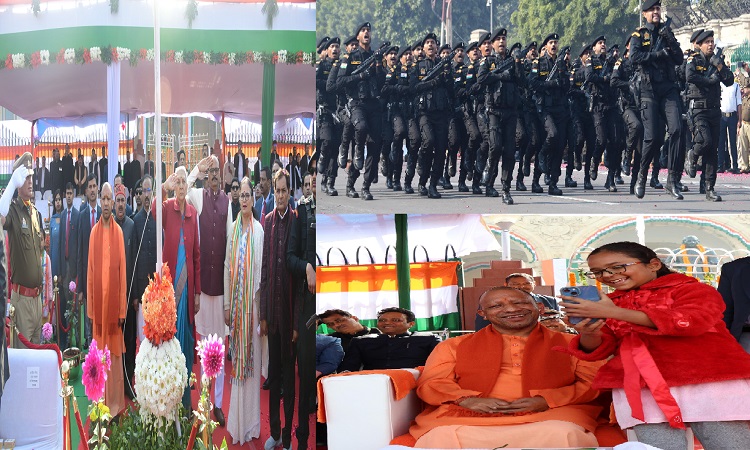 गवर्नर ने विधानभवन परेड ग्राउंड पर फहराया तिरंगा, सीएम ने बच्चों को बांटी टॉफी