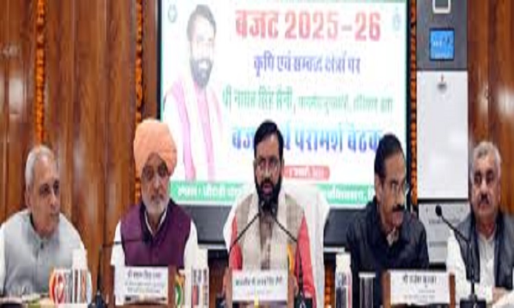 किसानों को आर्थिक रूप से समृद्ध बनाना सरकार का मुख्य ध्येय, बजट में बनाई जाएंगी नई योजनाएं : नायब सैनी