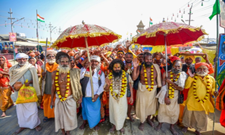पंचदशनाम जूना अखाड़े ने शुरू की प्रयागराज की पंचकोसीय परिक्रमा