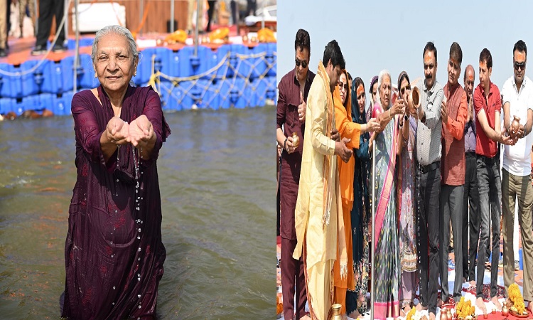 महाकुम्भ में डुबकी लगाकर अभिभूत हुईं राज्यपाल, कहाः वर्षों तक नहीं भूल पाएंगे दिव्य अनुभव