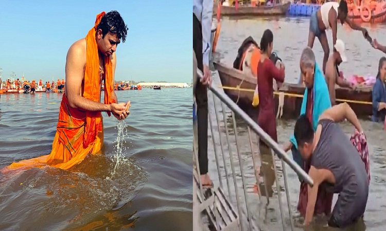 त्रिवेणी संगम में आस्था की डुबकी लगा रहे राजनेता, करोड़ों श्रद्धालुओं संग साझा किया आध्यात्मिक अनुभव