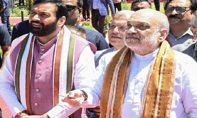 हिसार में अमित शाह ने सीएम सैनी की तारीफ के बांधे पुल