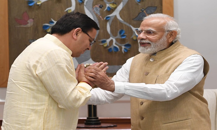 प्रधानमंत्री मोदी ने धामी सरकार को तीन वर्ष के सफल कार्यकाल पर दी बधाई, मुख्यमंत्री ने जताया आभार