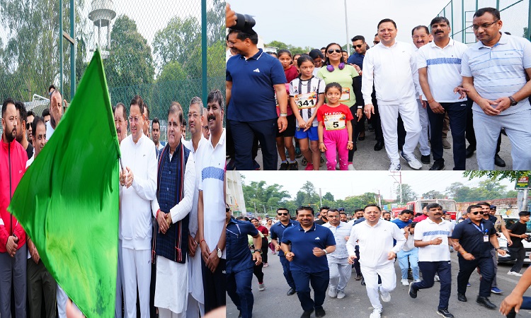 सीएम धामी ने “अहिल्या स्मृति मैराथन” को किया रवाना,  युवाओं के साथ दौड़कर किया सबका उत्साहवर्धन