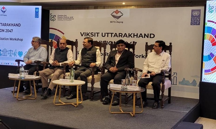 आनन्द बर्द्धन एवं सेतु आयोग के सीईओ ने विकसित उत्तराखण्ड विजन 2047 कार्यशाला में प्रतिभाग किया