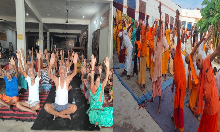 योग दिवस पर योगी सरकार का अनूठा प्रयास, वृद्धाश्रमों और सर्वोदय विद्यालयों में गूंजे योग के मंत्र