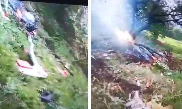 केदारनाथ से गुप्तकाशी लौट रहा हेलिकॉप्टर क्रैश, सात लोगों की मौत