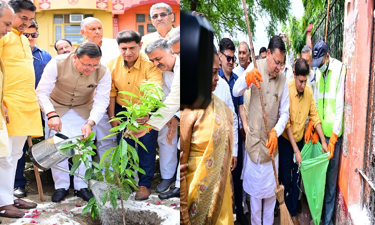 मुख्यमंत्री ने ‘एक पेड़ मॉं के नाम’ अभियान के तहत किया पौधारोपण
