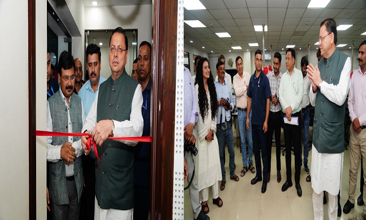 सीएम धामी ने किया देहरादून में अमर उजाला डिजिटल ऑफिस का उद्घाटन
