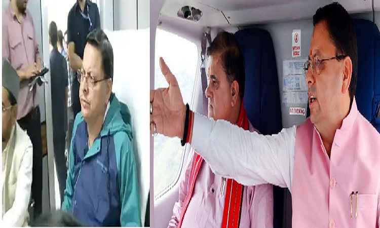 उत्तरकाशी पहुंचे सीएम धामी, प्रभावित क्षेत्रों का लिया जायजा