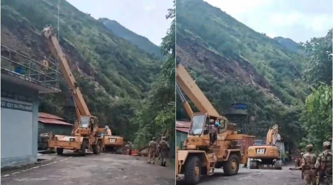 पिथौरागढ़ में भूस्खलन से बंद हुआ NHPC पावर हाउस की टनल का मुहाना, 19 मजदूर फंसे