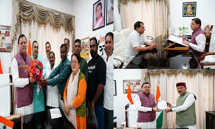 मुख्यमंत्री से विधायकगणों एवं जनप्रतिनिधियों ने की भेंट