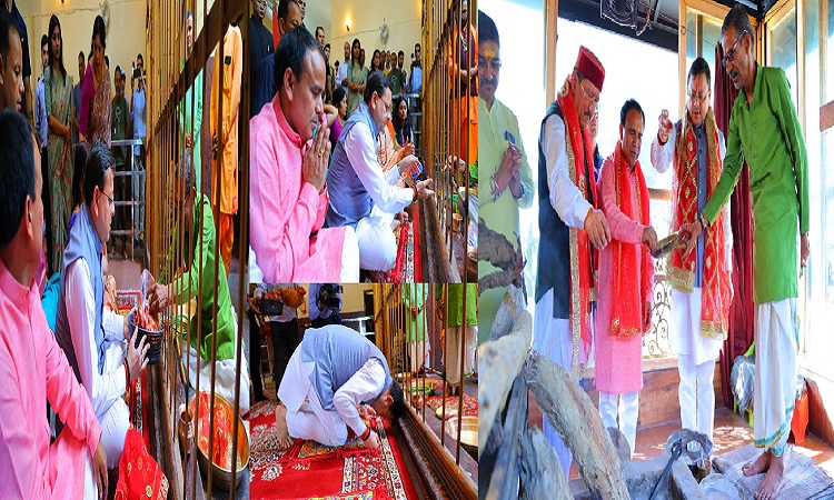 मुख्यमंत्री ने मां धारी देवी के मंदिर में की पूजा-अर्चना, प्रदेशवासियों की सुरक्षा, सुख-समृद्धि एवं आपदा राहत की कामना
