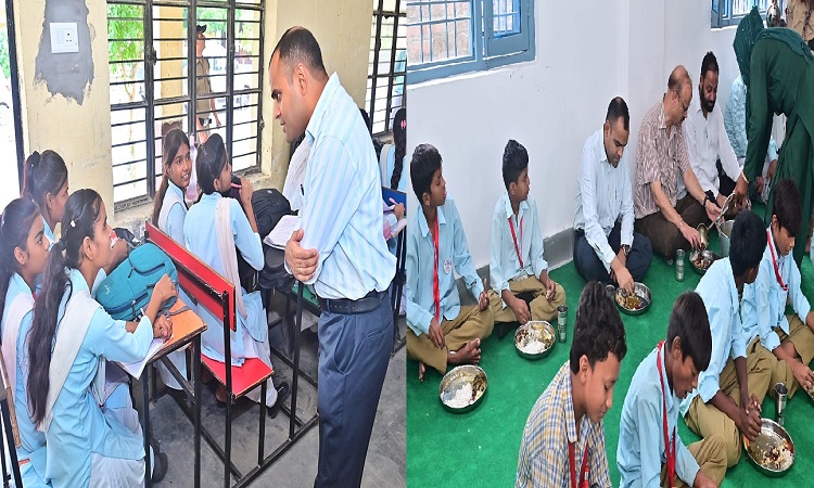 डीएम ने राजकीय इंटर कॉलेज का किया निरीक्षण, सुरक्षा को लेकर दिए निर्देश