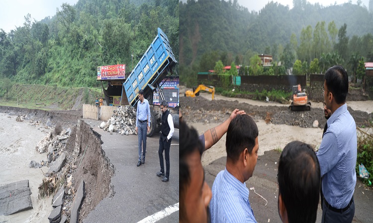 आपदा प्रभावित क्षेत्रों में बिजली, पानी, सड़क एवं मूलभूत सुविधाएं प्राथमिकता पर करें बहाल-डीएम