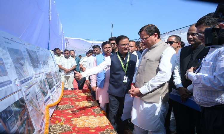 सीएम धामी ने शारदा कॉरिडोर परियोजना के प्रथम चरण का शुभारम्भ किया