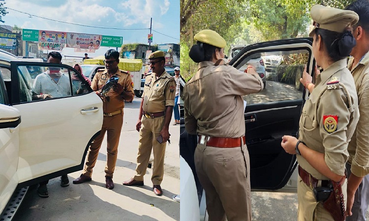 योगी सरकार की यूपी पुलिस ने साढ़े आठ लाख वाहनों को किया चेक, 9 हजार से अधिक वाहनों से हटाई काली फिल्म