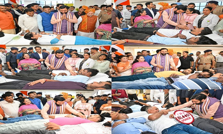 विज्ञान अभी तक रक्त का कोई विकल्प नहीं ढूंढ पाया: मुख्यमंत्री नायब सिंह