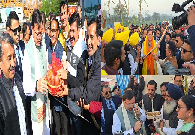 गन्ना समर्थन मूल्य बढ़ाने पर किसानों ने मुख्यमंत्री धामी का किया आभार