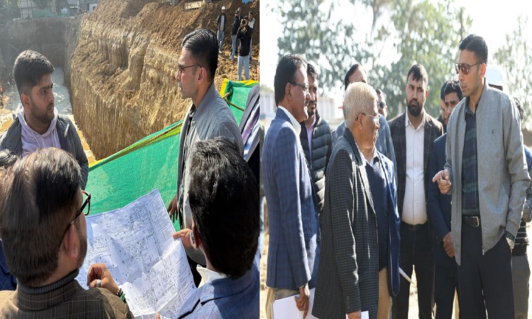 डीएम ने ग्रीन बिल्डिंग का निरीक्षण किया, धीमी प्रगति पर अधिकारियों को फटकार