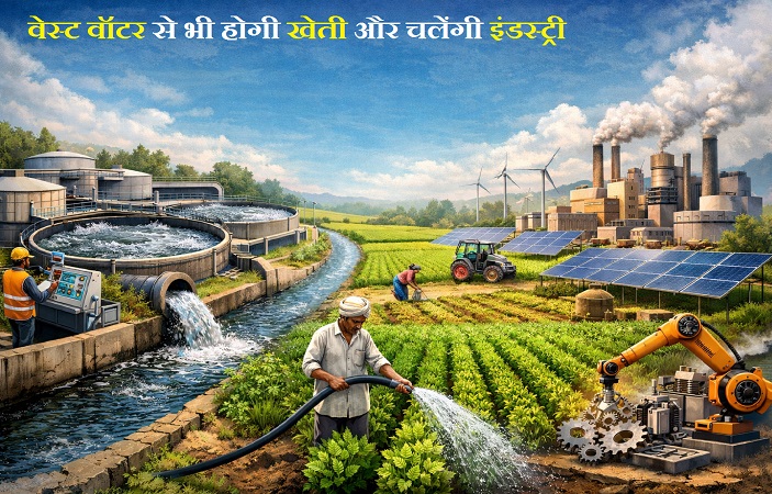 सीएम योगी का विजन : 2035 तक वेस्ट वॉटर से भी होगी खेती और चलेंगी इंडस्ट्री
