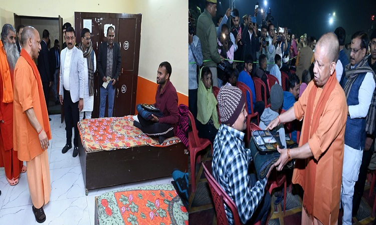हर जरूरतमंद को शीतलहर से बचाने को सरकार प्रतिबद्ध : मुख्यमंत्री योगी आदित्यनाथ