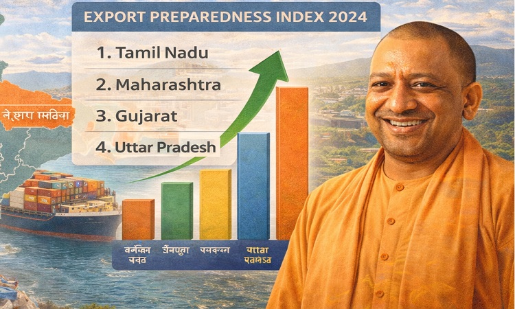 निर्यात तैयारी सूचकांक-2024 में उत्तर प्रदेश की बड़ी छलांग, चौथे स्थान पर पहुंचा प्रदेश