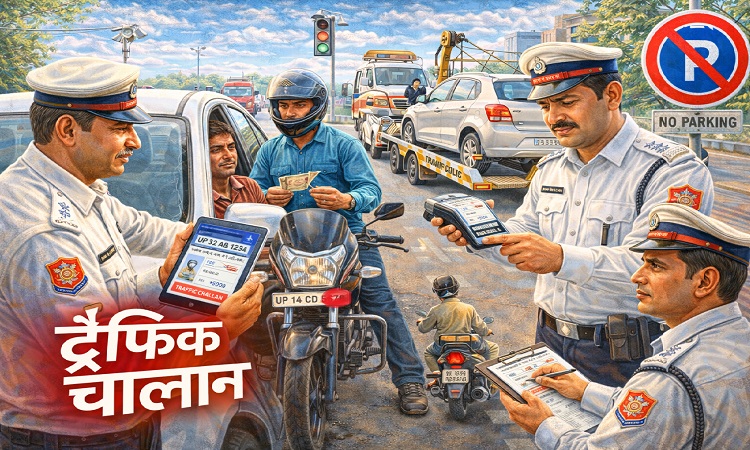 राष्ट्रीय सड़क सुरक्षा माह में परिवहन विभाग की कार्रवाई, नियम तोड़ने वालों पर कसा शिकंजा