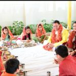 रामनवमी पर मुख्यमंत्री धामी ने किया कन्या पूजन