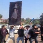 खामेनेई की मौत की खबर पर लखनऊ में प्रदर्शन, 3 दिन के शोक का ऐलान