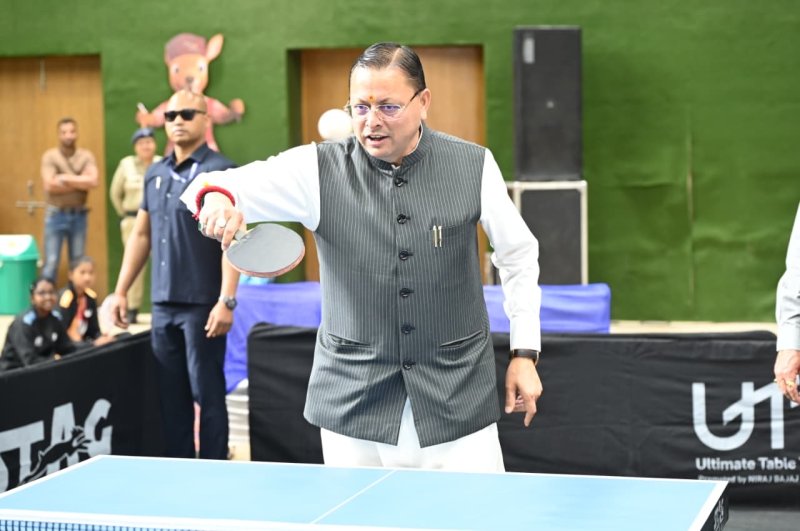 देहरादून में नेशनल टेबल टेनिस चैंपियनशिप का आगाज, सीएम धामी ने बढ़ाया खिलाड़ियों का उत्साह