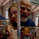 PM मोदी ने जॉर्जिया मेलोनी को गिफ्ट की ‘मेलोडी’ टॉफी, वीडियो वायरल