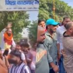 रेप आरोपी के जेल से बाहर आते ही रोड शो, वीडियो वायरल होने पर मचा हड़कंप