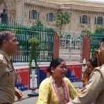 लखनऊ विधान भवन के पास मां-बेटी ने किया आत्मदाह का प्रयास