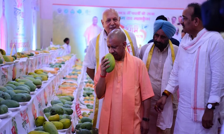मुख्यमंत्री योगी आदित्यनाथ ने आम महोत्सव का किया शुभारंभ
