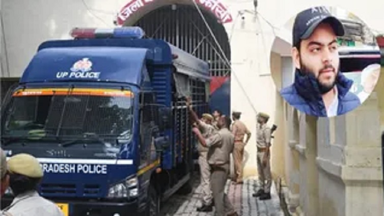 भाई अबान के जनाजे में शामिल होने कड़ी सुरक्षा में झांसी जेल से निकला अली