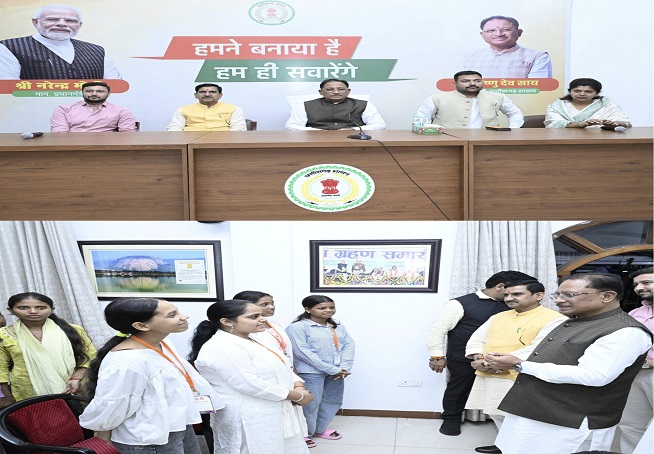 बड़े सपने देखें और कड़ी मेहनत से उन्हें साकार करें: मुख्यमंत्री विष्णुदेव साय