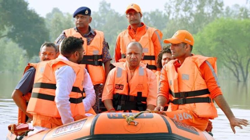 बाढ़ प्रभावित क्षेत्रों में राहत-बचाव के लिए 86 टीमें तैनात, NDRF-SDRF और PAC मोर्चे पर