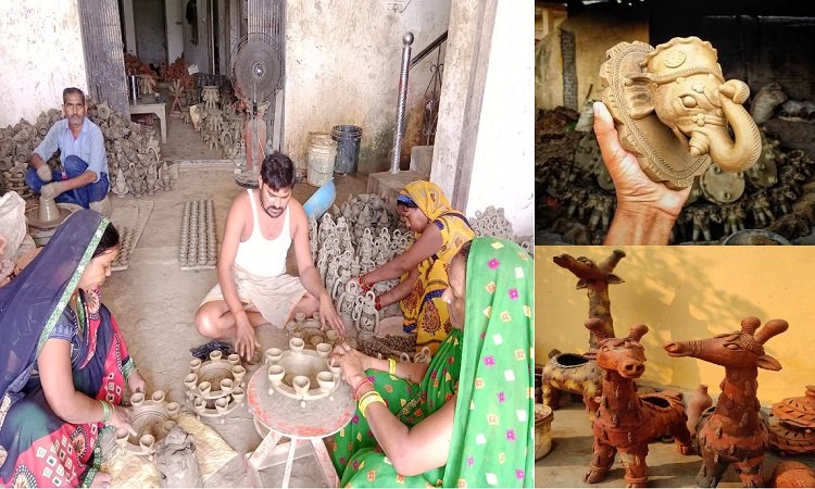 योगी सरकार की ओडीओपी योजना से बदली राजन की तकदीर, टेराकोटा ने दिलाई नई पहचान