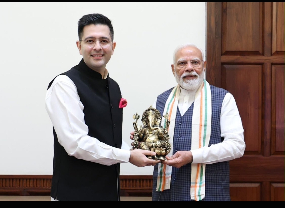 BJP में शामिल होने के बाद राघव चड्ढा की PM मोदी से पहली मुलाकात