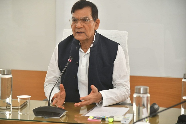 जलभराव वाले क्षेत्रों में युद्धस्तर पर जल निकासी सुनिश्चित करें, आमजन को किसी भी दशा में न हाे परेशानी : ए.के.शर्मा