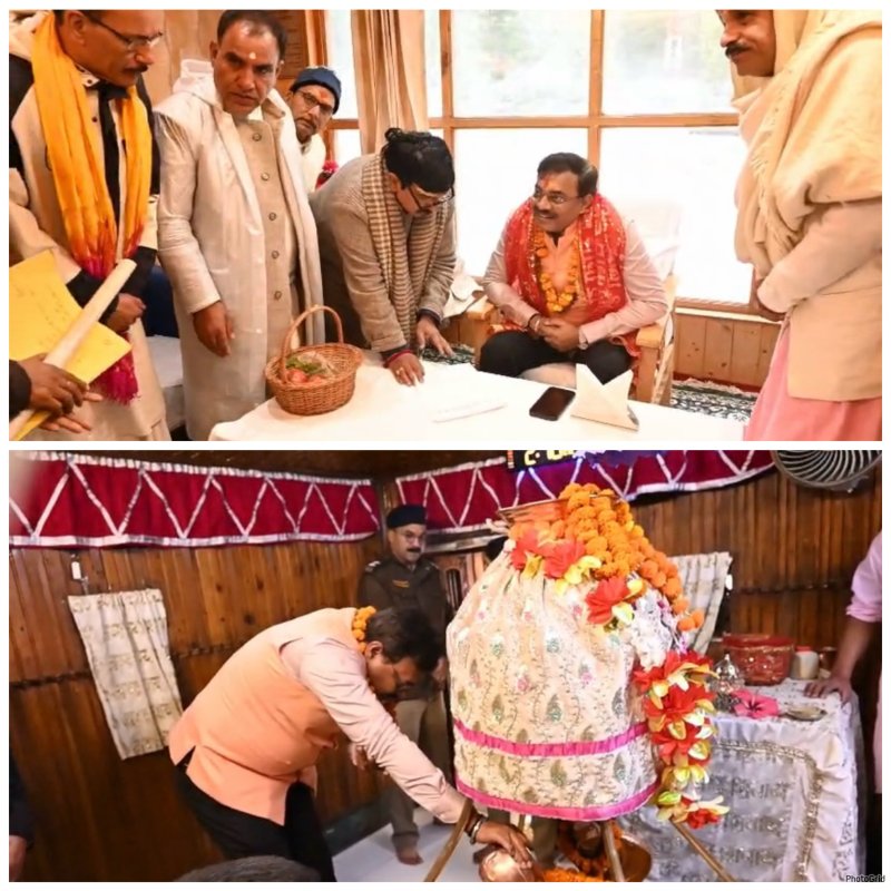 गंगोत्री धाम पहुंचे मुख्य सचिव, पूजा-अर्चना कर व्यवस्थाओं का लिया जायजा